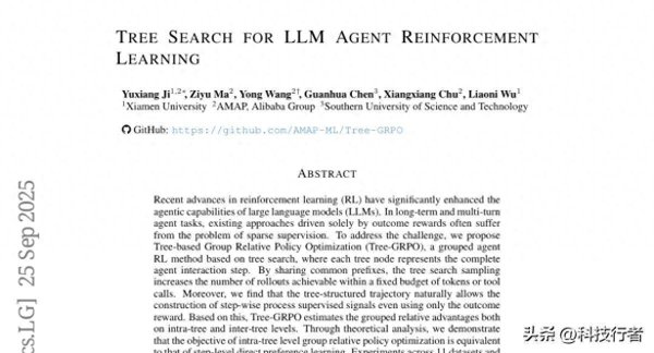 博宝配资 阿里Tree-GRPO：AI实现人类式决策思考